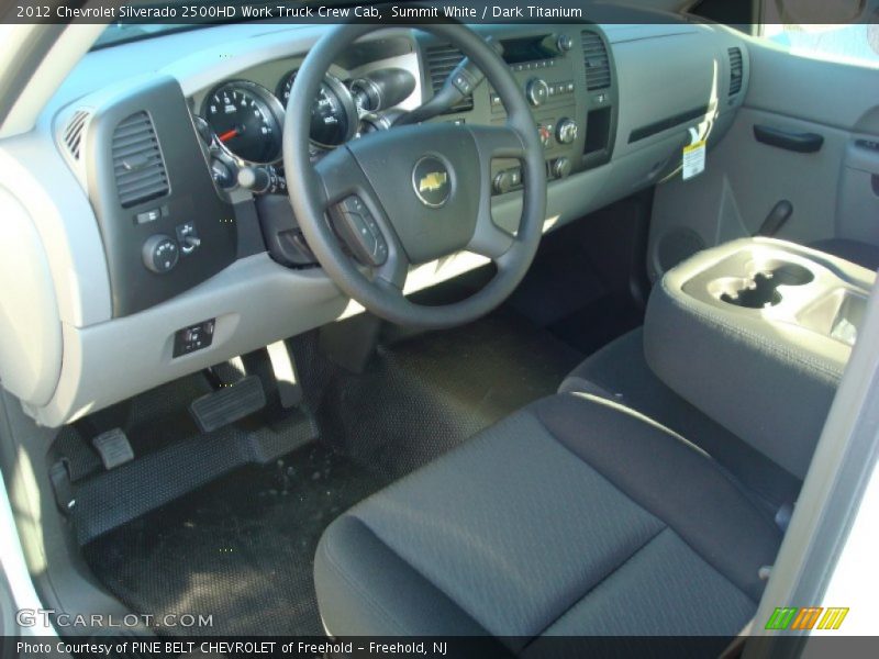 Summit White / Dark Titanium 2012 Chevrolet Silverado 2500HD Work Truck Crew Cab
