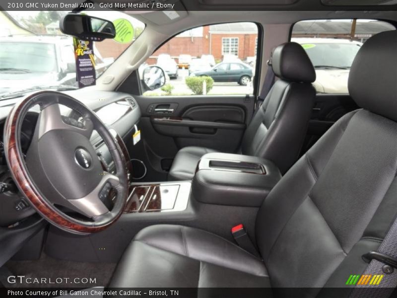 Gold Mist Metallic / Ebony 2010 GMC Yukon Denali AWD