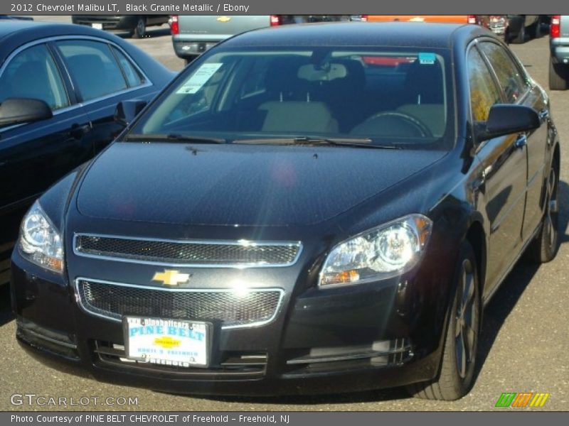 Black Granite Metallic / Ebony 2012 Chevrolet Malibu LT