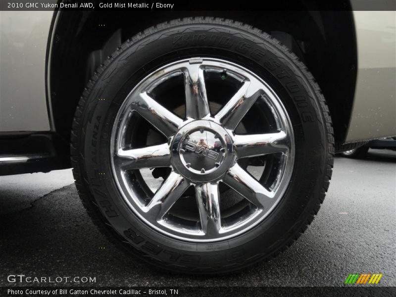 Gold Mist Metallic / Ebony 2010 GMC Yukon Denali AWD