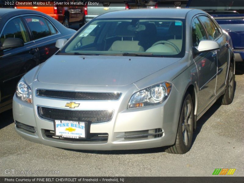 Silver Ice Metallic / Ebony 2012 Chevrolet Malibu LT