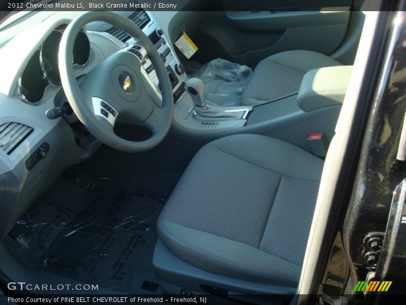 Black Granite Metallic / Ebony 2012 Chevrolet Malibu LS