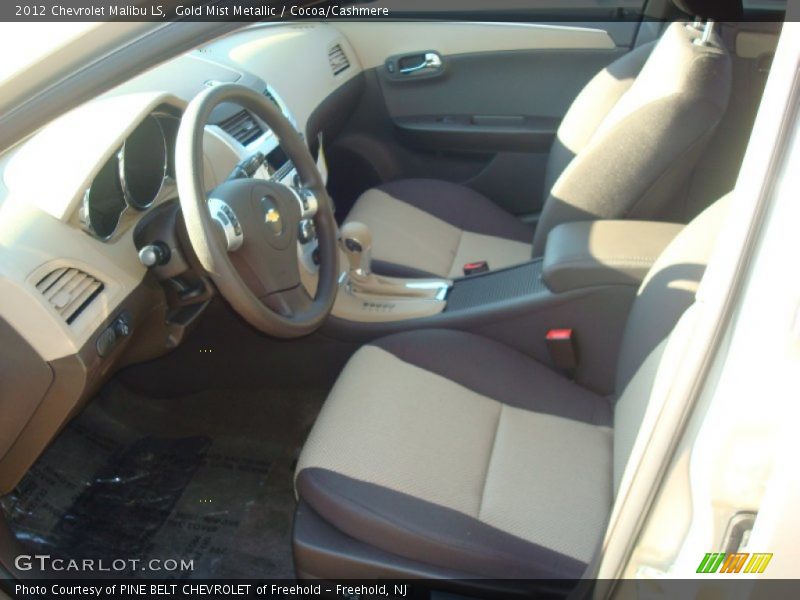 Gold Mist Metallic / Cocoa/Cashmere 2012 Chevrolet Malibu LS