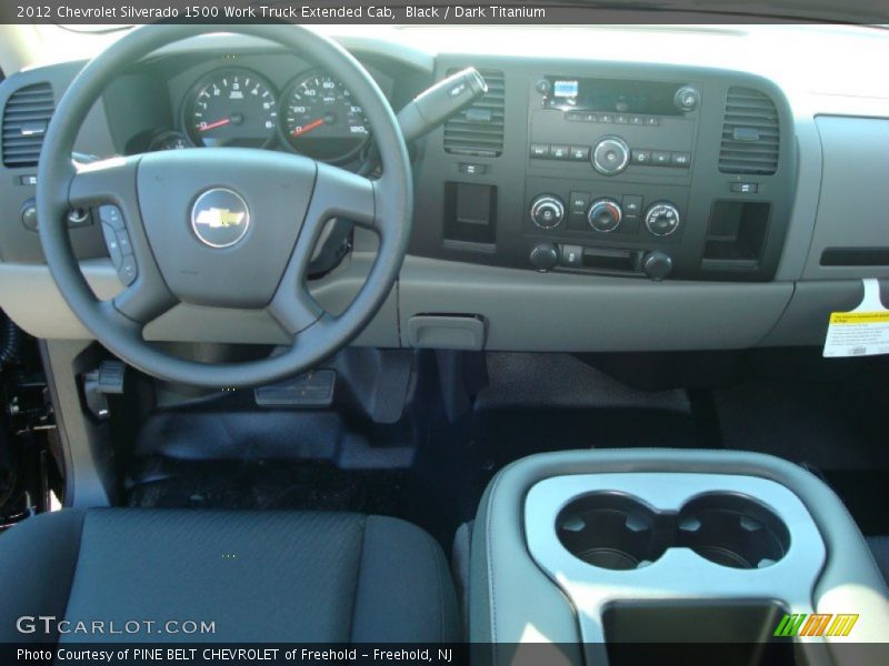 Black / Dark Titanium 2012 Chevrolet Silverado 1500 Work Truck Extended Cab