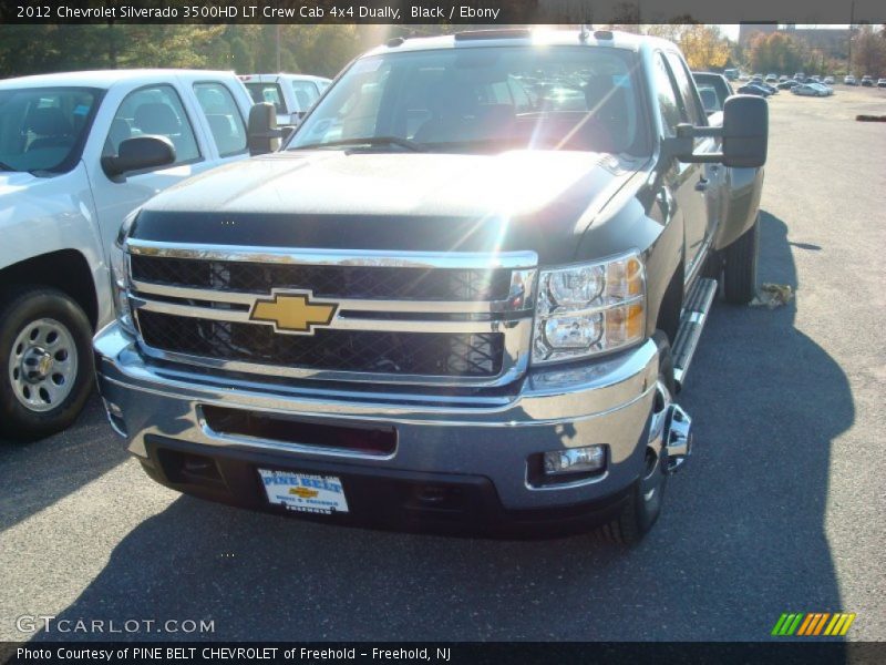 Black / Ebony 2012 Chevrolet Silverado 3500HD LT Crew Cab 4x4 Dually