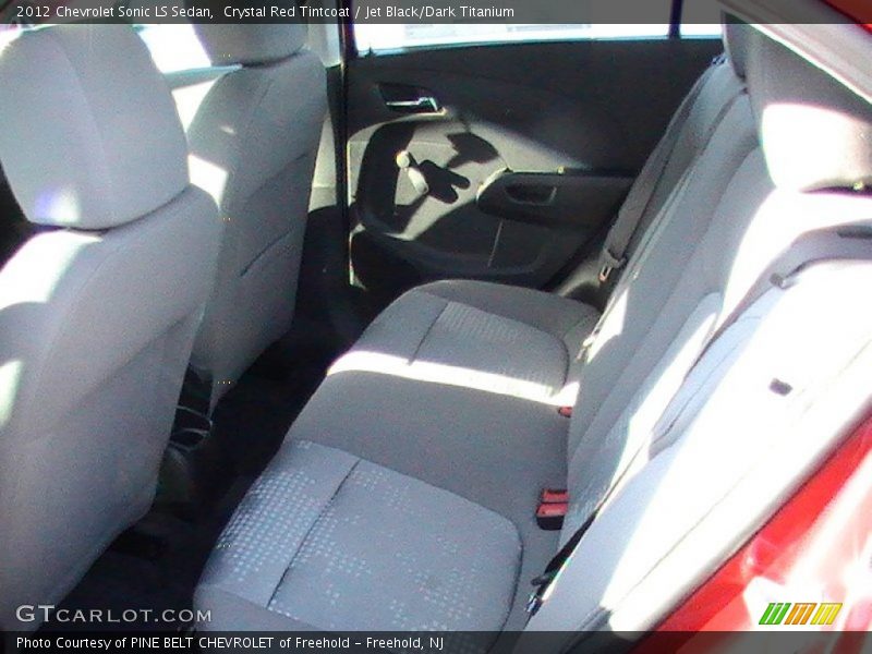 Crystal Red Tintcoat / Jet Black/Dark Titanium 2012 Chevrolet Sonic LS Sedan