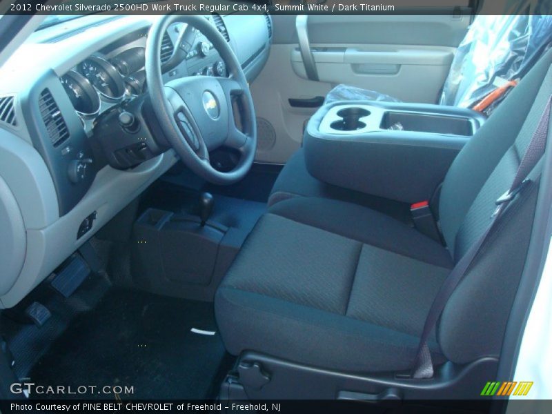 Summit White / Dark Titanium 2012 Chevrolet Silverado 2500HD Work Truck Regular Cab 4x4