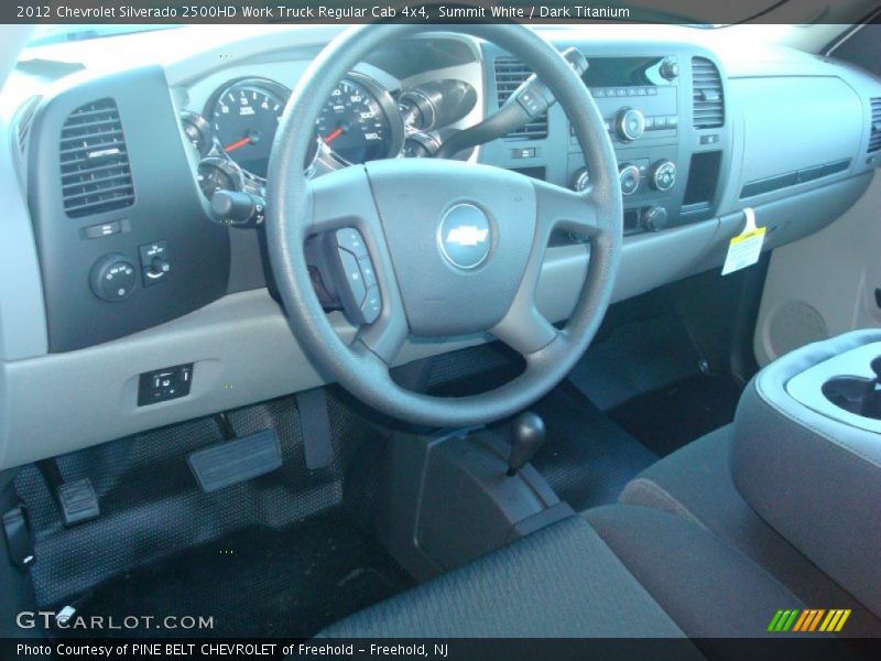 Summit White / Dark Titanium 2012 Chevrolet Silverado 2500HD Work Truck Regular Cab 4x4