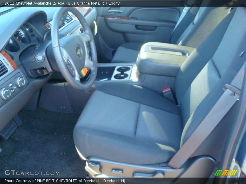 Blue Granite Metallic / Ebony 2012 Chevrolet Avalanche LS 4x4