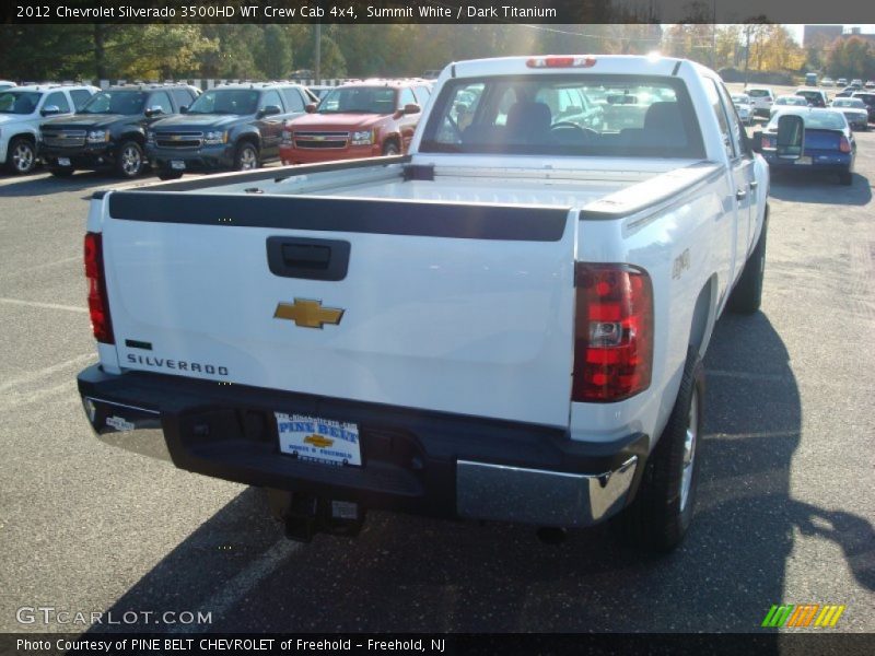 Summit White / Dark Titanium 2012 Chevrolet Silverado 3500HD WT Crew Cab 4x4