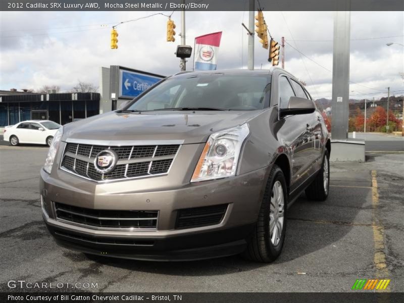 Mocha Steel Metallic / Ebony/Ebony 2012 Cadillac SRX Luxury AWD