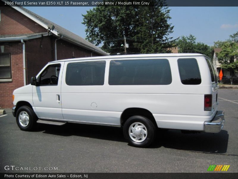 Oxford White / Medium Flint Grey 2006 Ford E Series Van E350 XLT 15 Passenger