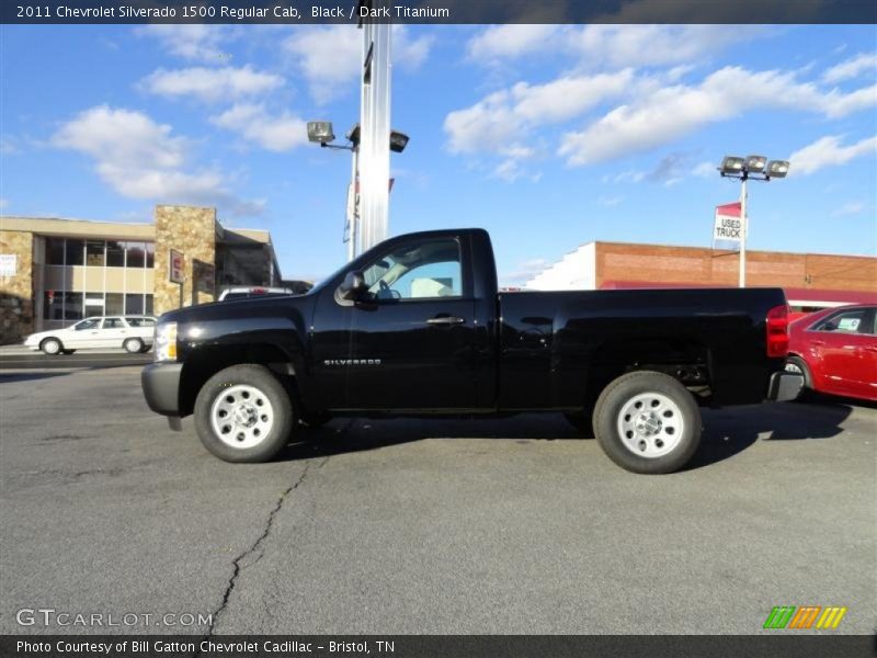 Black / Dark Titanium 2011 Chevrolet Silverado 1500 Regular Cab