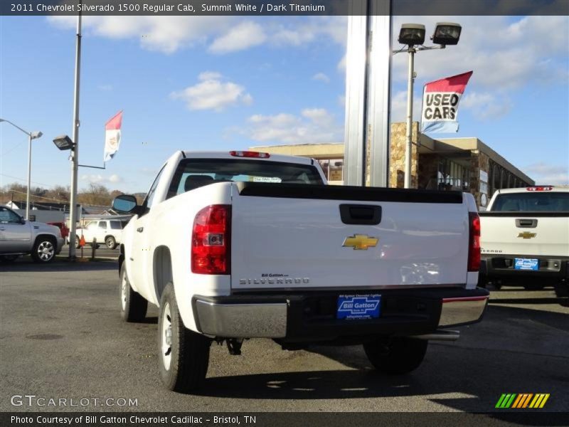 Summit White / Dark Titanium 2011 Chevrolet Silverado 1500 Regular Cab