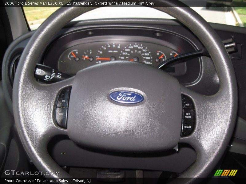 Oxford White / Medium Flint Grey 2006 Ford E Series Van E350 XLT 15 Passenger