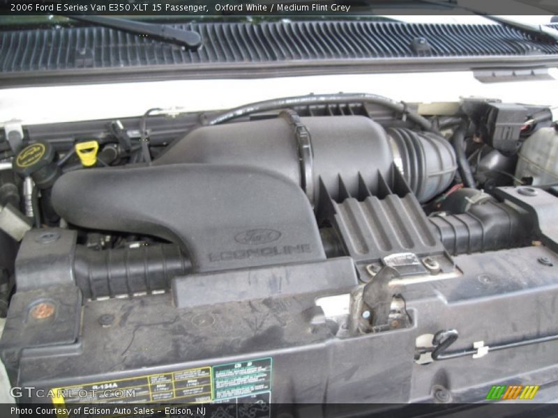 Oxford White / Medium Flint Grey 2006 Ford E Series Van E350 XLT 15 Passenger