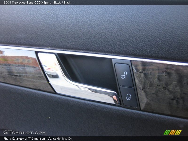Black / Black 2008 Mercedes-Benz C 350 Sport