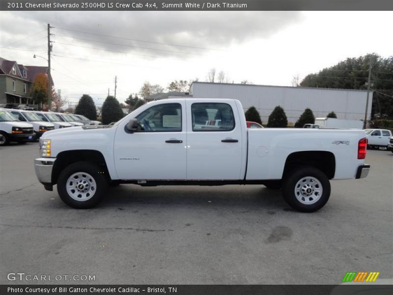 Summit White / Dark Titanium 2011 Chevrolet Silverado 2500HD LS Crew Cab 4x4