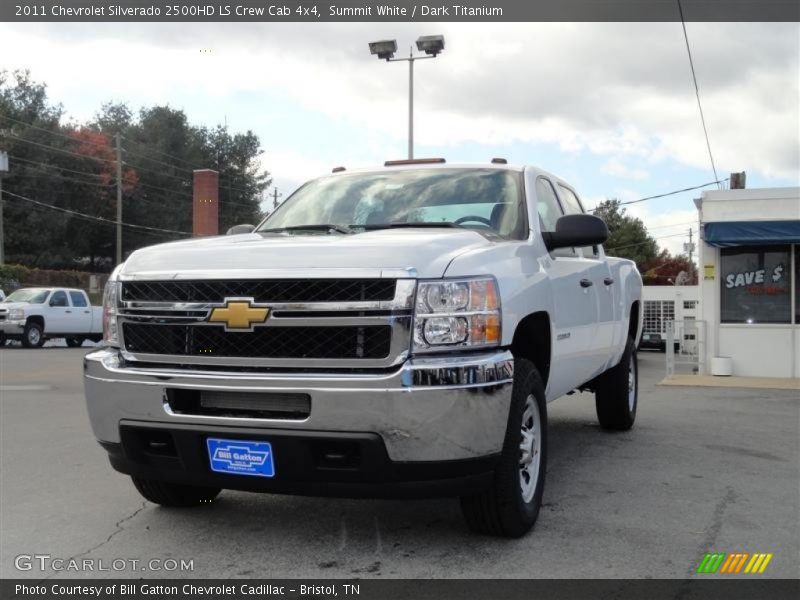 Summit White / Dark Titanium 2011 Chevrolet Silverado 2500HD LS Crew Cab 4x4