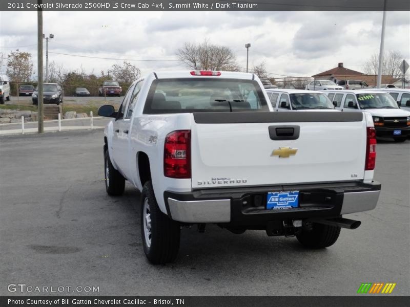 Summit White / Dark Titanium 2011 Chevrolet Silverado 2500HD LS Crew Cab 4x4