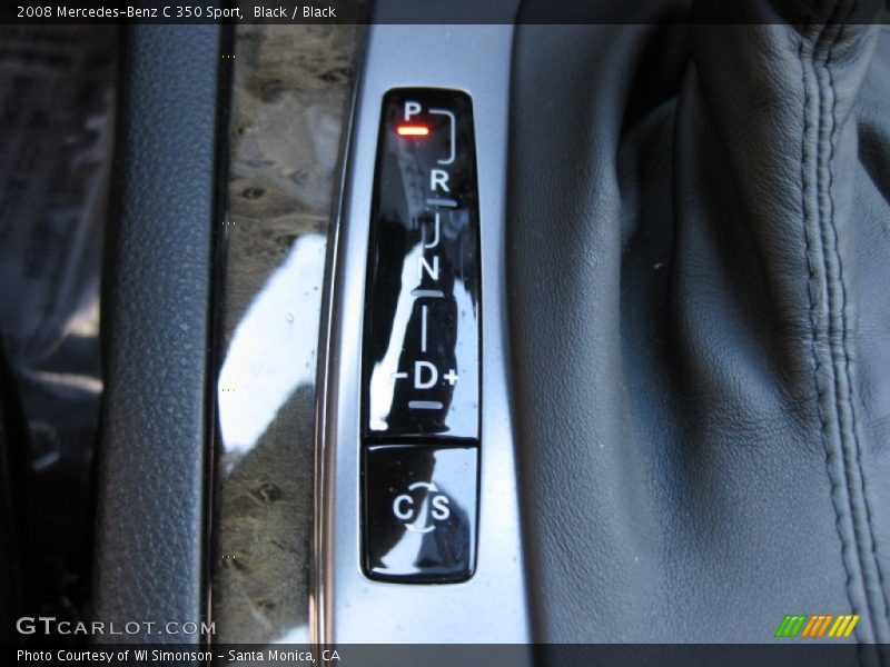 Black / Black 2008 Mercedes-Benz C 350 Sport