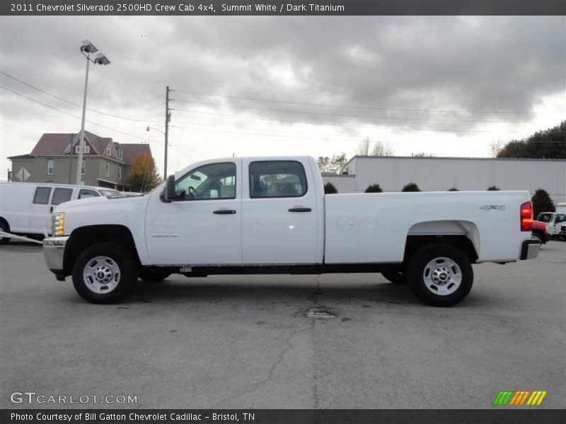 Summit White / Dark Titanium 2011 Chevrolet Silverado 2500HD Crew Cab 4x4