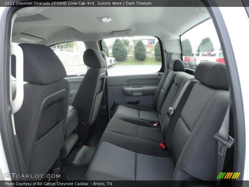 Summit White / Dark Titanium 2011 Chevrolet Silverado 2500HD Crew Cab 4x4