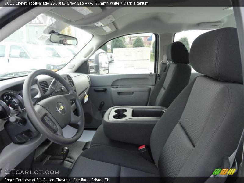 Summit White / Dark Titanium 2011 Chevrolet Silverado 2500HD Crew Cab 4x4