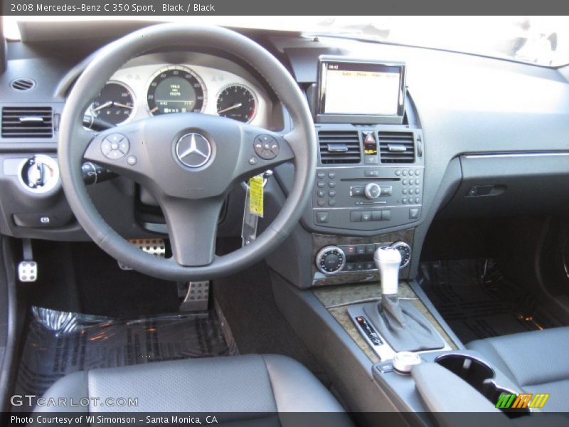 Black / Black 2008 Mercedes-Benz C 350 Sport