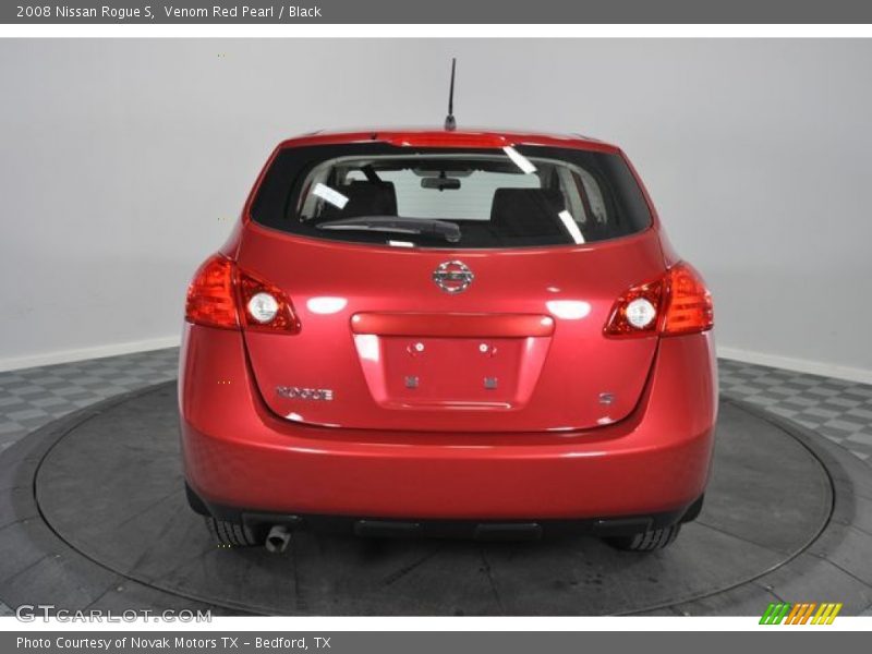 Venom Red Pearl / Black 2008 Nissan Rogue S