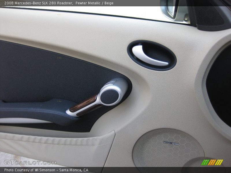 Pewter Metallic / Beige 2008 Mercedes-Benz SLK 280 Roadster