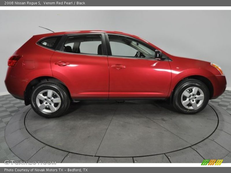 Venom Red Pearl / Black 2008 Nissan Rogue S
