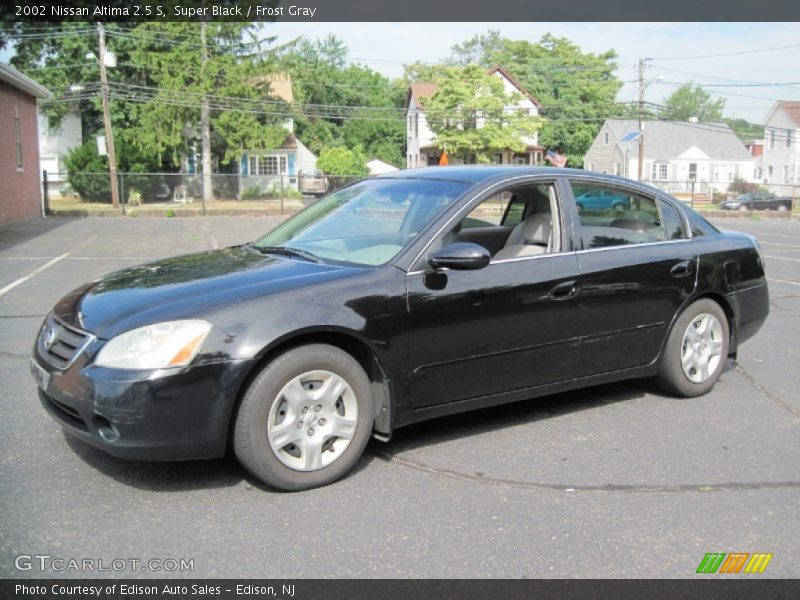 Super Black / Frost Gray 2002 Nissan Altima 2.5 S