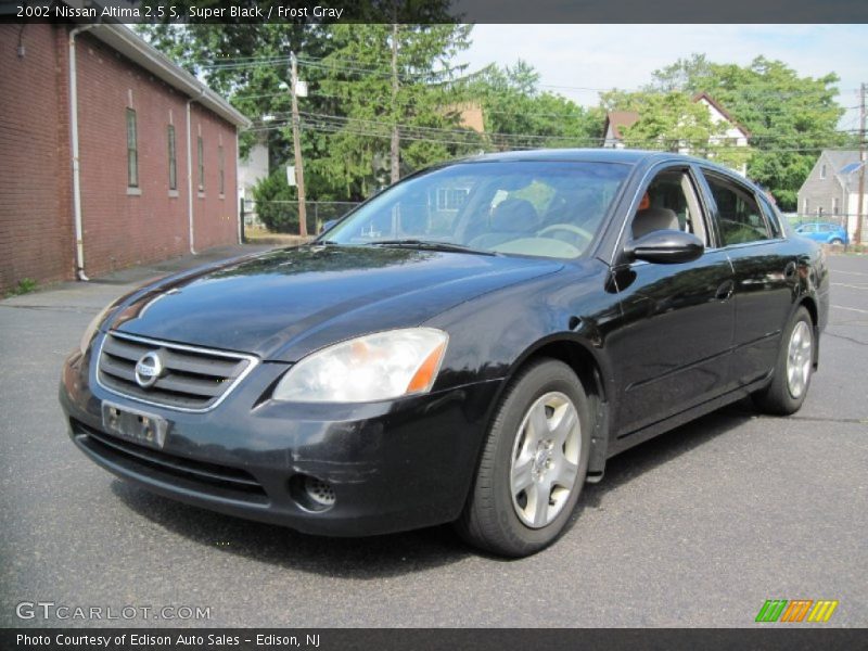 Super Black / Frost Gray 2002 Nissan Altima 2.5 S