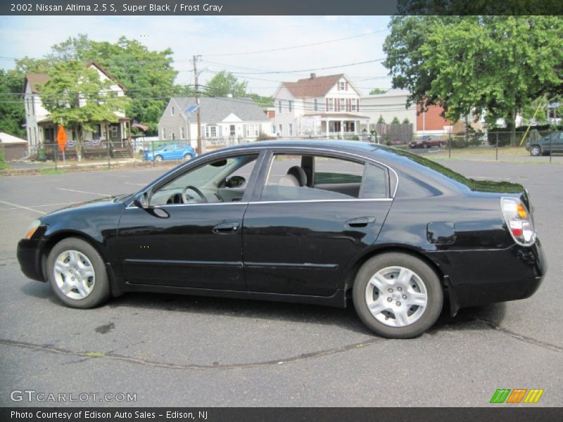 Super Black / Frost Gray 2002 Nissan Altima 2.5 S