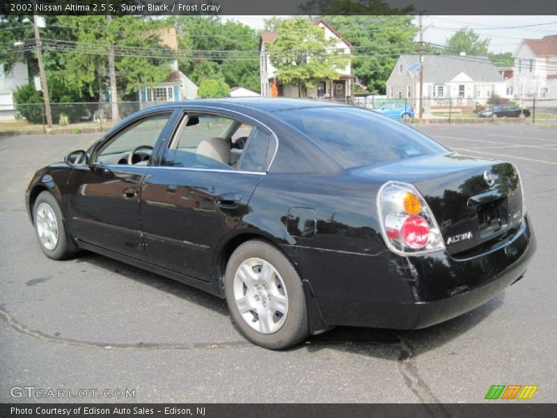 Super Black / Frost Gray 2002 Nissan Altima 2.5 S