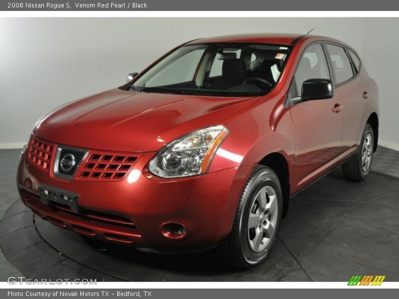 Venom Red Pearl / Black 2008 Nissan Rogue S