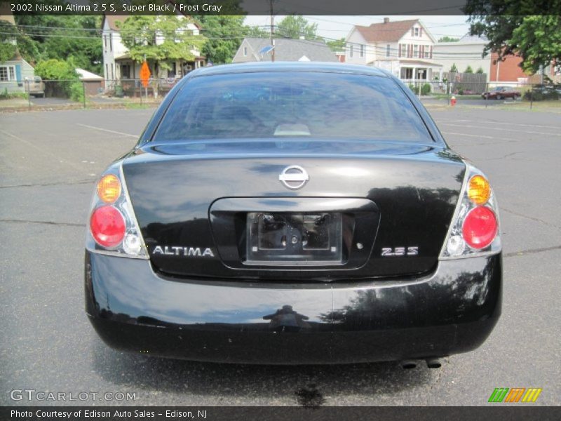 Super Black / Frost Gray 2002 Nissan Altima 2.5 S