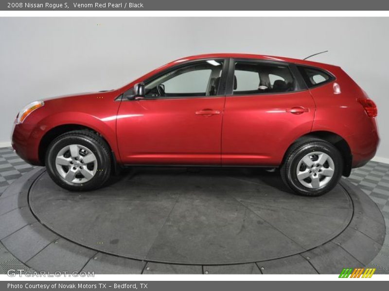 Venom Red Pearl / Black 2008 Nissan Rogue S