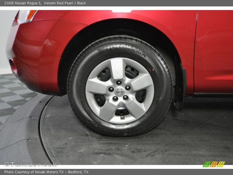 Venom Red Pearl / Black 2008 Nissan Rogue S