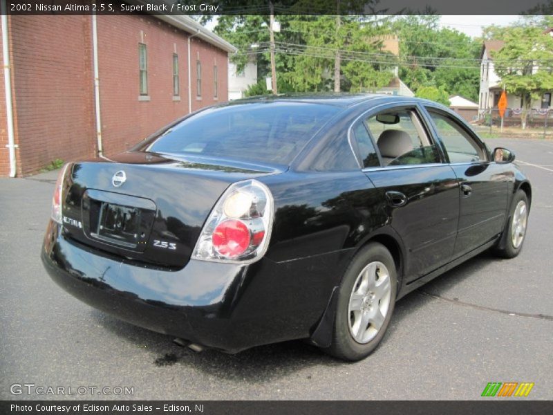 Super Black / Frost Gray 2002 Nissan Altima 2.5 S