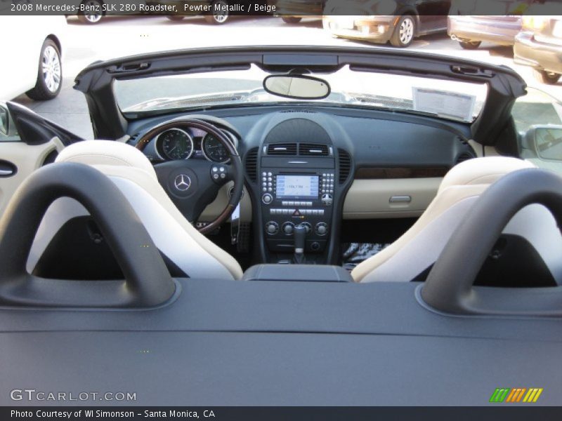 Pewter Metallic / Beige 2008 Mercedes-Benz SLK 280 Roadster