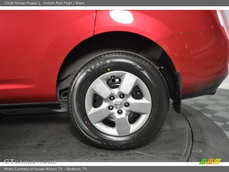 Venom Red Pearl / Black 2008 Nissan Rogue S