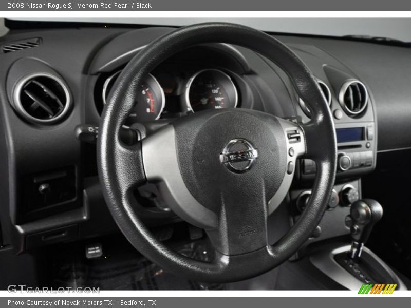 Venom Red Pearl / Black 2008 Nissan Rogue S