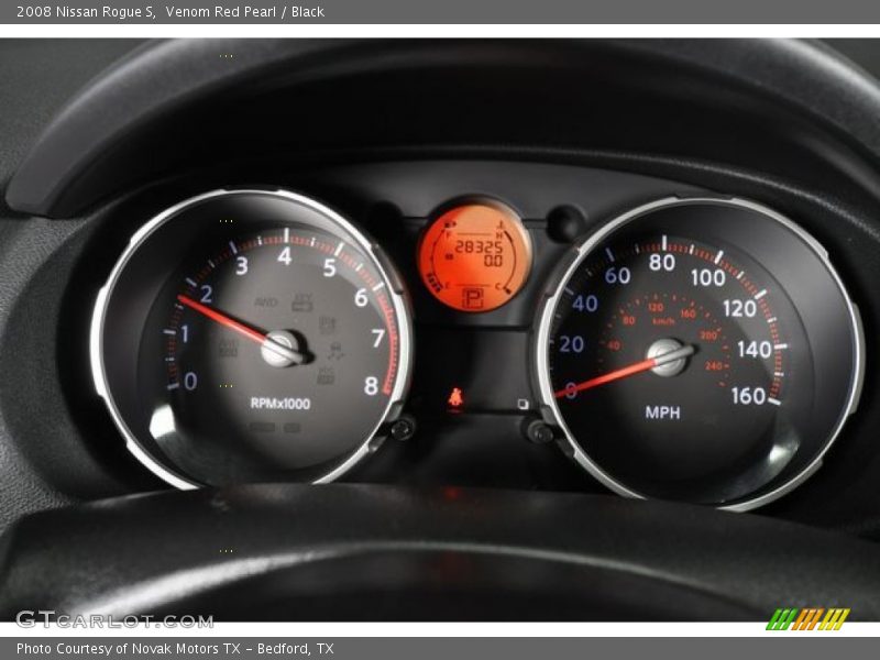 Venom Red Pearl / Black 2008 Nissan Rogue S
