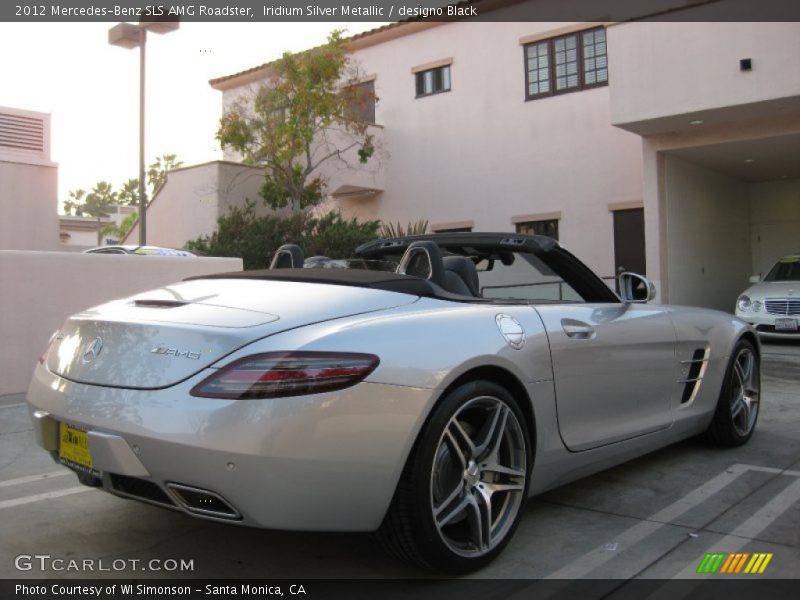 Iridium Silver Metallic / designo Black 2012 Mercedes-Benz SLS AMG Roadster