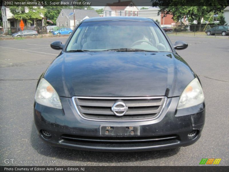 Super Black / Frost Gray 2002 Nissan Altima 2.5 S