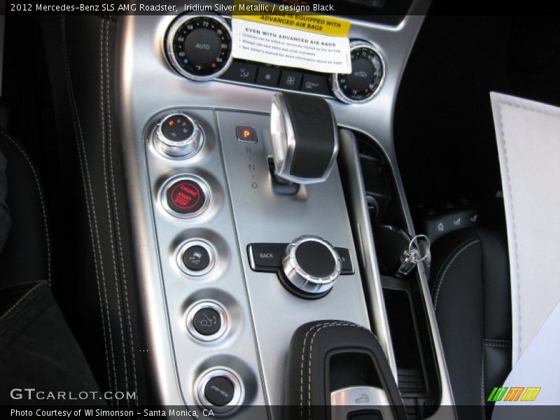SLS Transmission and center console controls - 2012 Mercedes-Benz SLS AMG Roadster