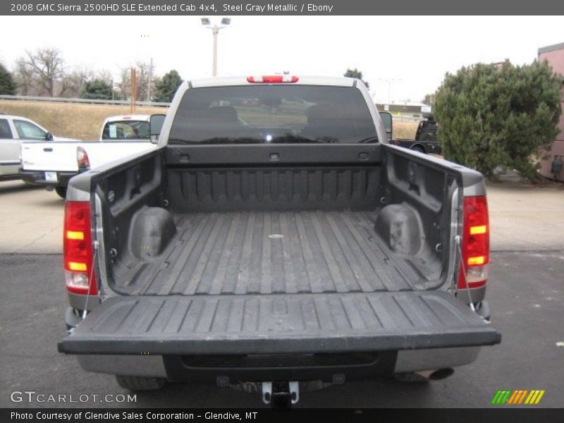 Steel Gray Metallic / Ebony 2008 GMC Sierra 2500HD SLE Extended Cab 4x4