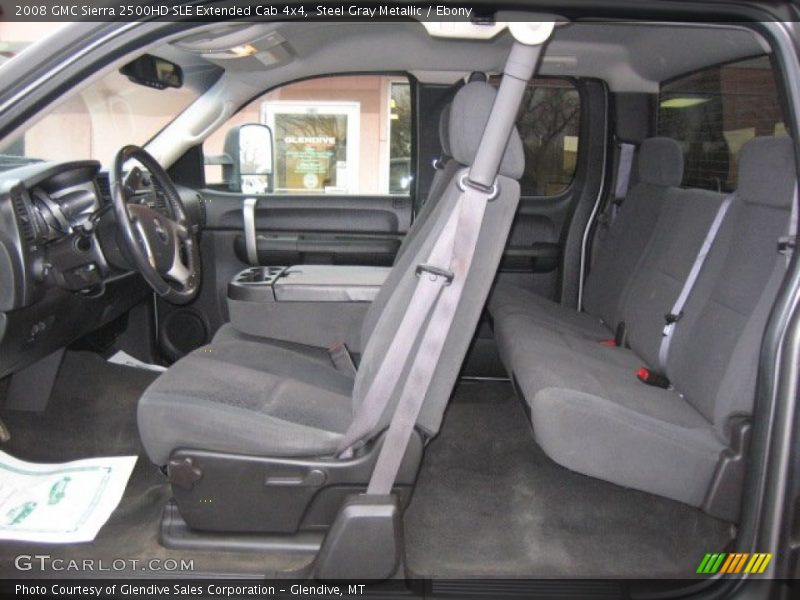  2008 Sierra 2500HD SLE Extended Cab 4x4 Ebony Interior